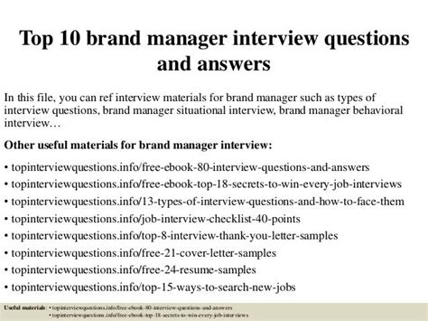 luxury brand interview questions.